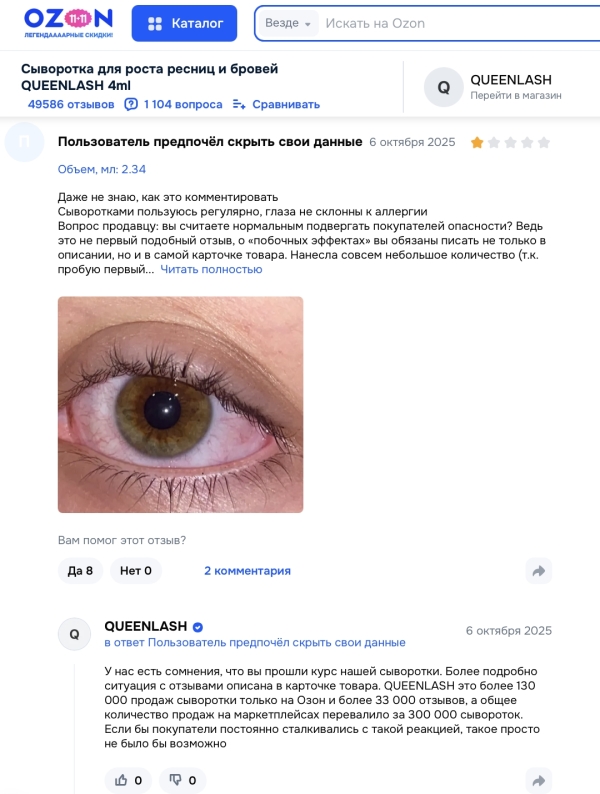 Queenlash отзывы: новая формула или старые риски?